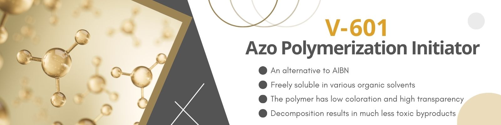 v-601 is an azo initiator developed as an alternative to AIBN