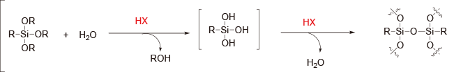 Sol-gel Mechanism of Alkoxysilanes