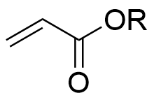 structural formula of Acrylate