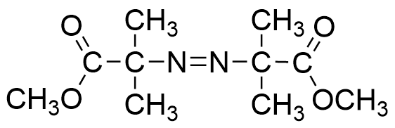 Structural formula of V-601