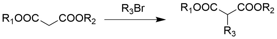 アルキル化の反応式