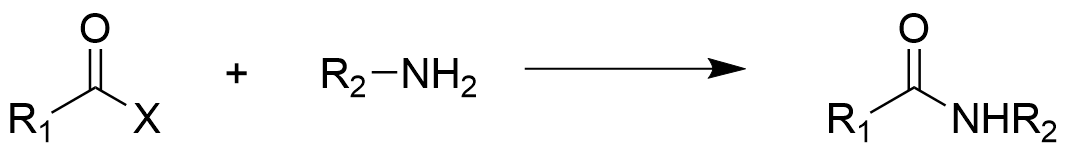 アミド化の反応式