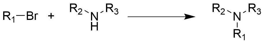 アミノ化の反応式