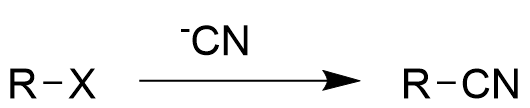 CN化（シアノ化）の反応式