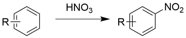 ニトロ化の反応式