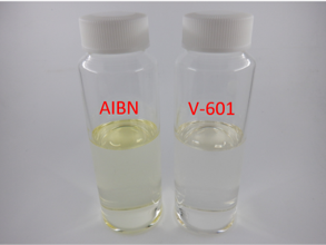 V-601とAIBNの透明度比較