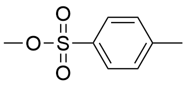 p-トルエンスルホン酸メチルの構造式
