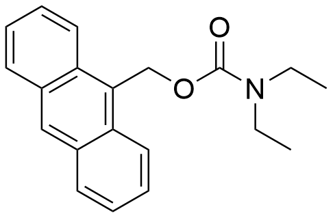 9-Anthrylmethyl N,N-diethylcarbamateの分子式