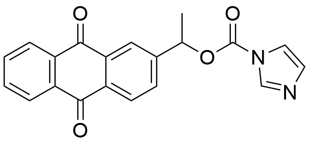 1-(anthraquinon-2-yl)ethyl imidazole-1-carboxylateの分子式