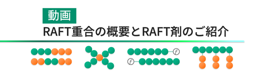 RAFT重合の概要とRAFT剤の紹介(動画)