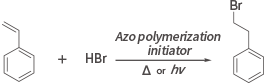 Radical Addition of Hydrogen Bromide to Olefins Using Azo Initiators