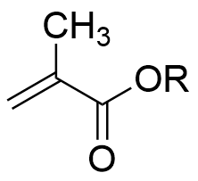 structural formula of Methacrylate
